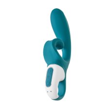 Нереалистичный вибратор Satisfyer Hug me синий
